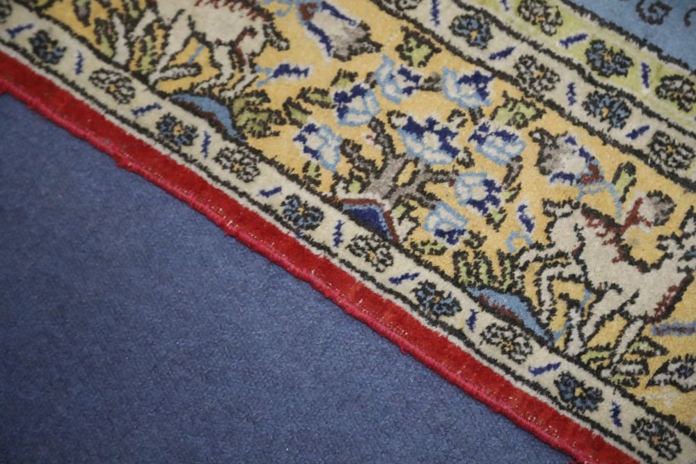 A Qum carpet, 254 x 156cm
